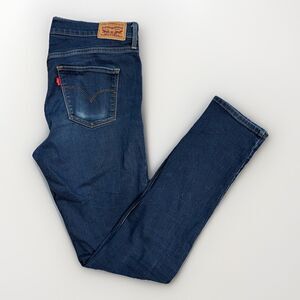 Levis Jeans 311 Shaping Slim Skinny Womens Size 30 Blue Stretch Inseam 32"